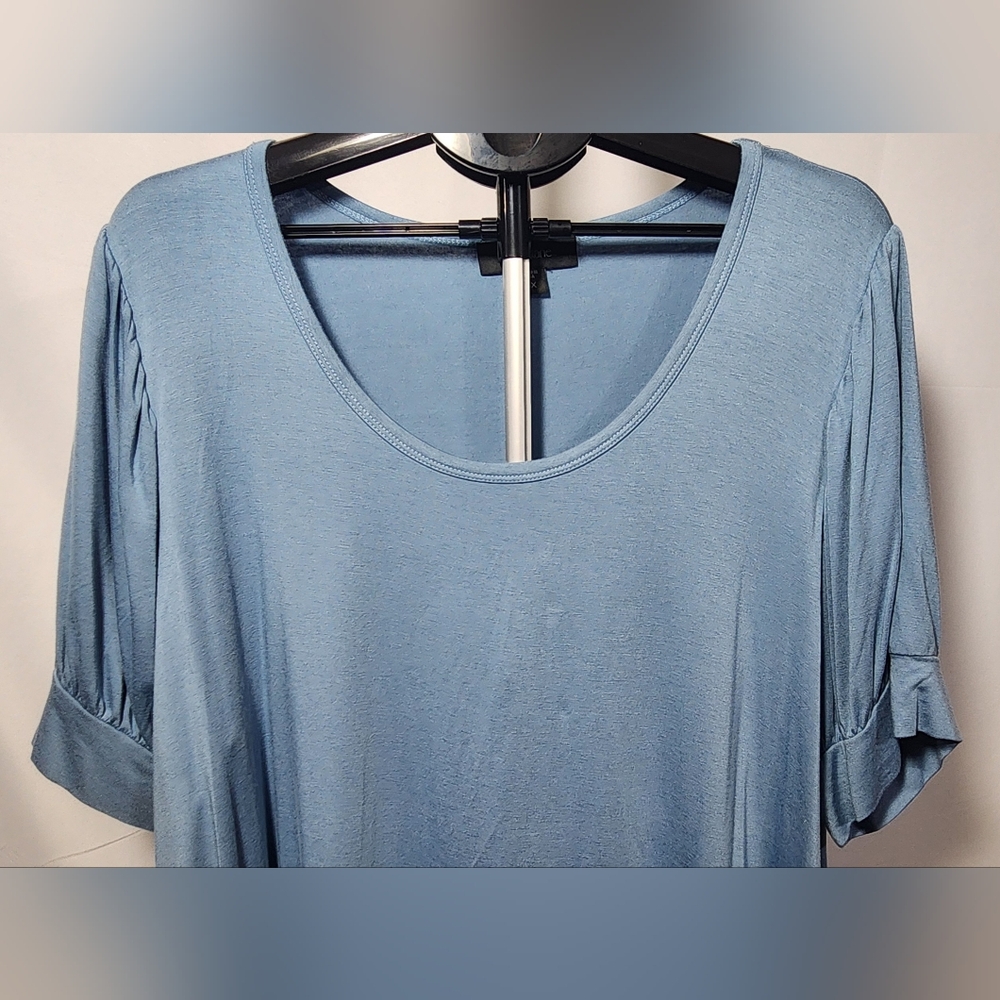 Kare Kane Blue Oversized Short Sleeve T-Shirt - Picture 2 of 10